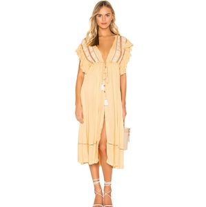 Free People Bali Will Wait Midi Dress NWT